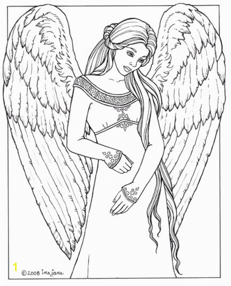 Printable Angel Coloring Pages for Adults Get This Angel Coloring Pages for Adults 88dff6