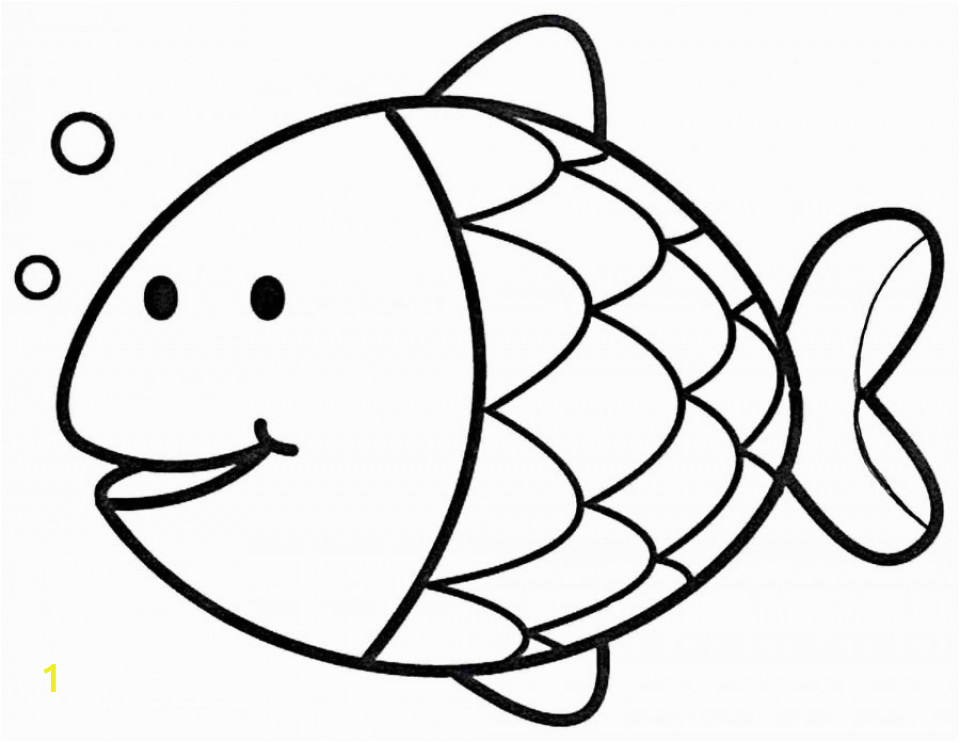 Rainbow Fish Coloring Pages for Kids Get This Printable Rainbow Fish Coloring Sheets for Kids