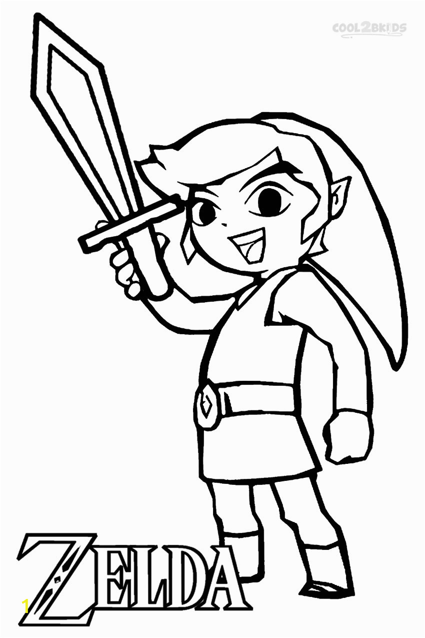 zelda coloring pages