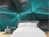 1 Wall Mural Review Modern 3d Wall Papers Turquoise Green Wall Painting Wallpaper