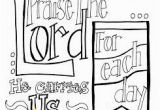 11×17 Coloring Pages Free Printable Scripture Coloring Page "praise the Lord for Each