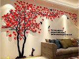 3d Big Tree Wall Murals for Living Room 3d Wall Decals Trees Wall Stickers Decor Acrylic Diy Tv