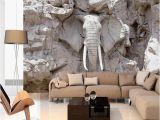 3d Elephant Wall Mural Increasing the Space with the Help Of Wallpapers