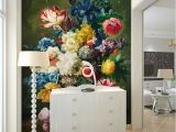 3d Mural Wall Hanging Fashion Interior Flower Design Oil Painting 3d Mural Wallpaper Hotel