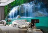 3d Waterfall Wall Mural 3d Waterfall Pool Design Wallpaper for Walls Wall Mural