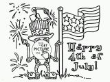 4th Of July Coloring Pages American Robot Fourth Of July Coloring Page for Kids