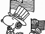 4th Of July Coloring Pages Disney 4th July Snoopy Coloring Page