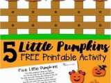 5 Little Pumpkins Sitting On A Gate Coloring Page Free Printable Activities for toddlers Lovely Five Little Pumpkins