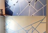 Abstract Wall Mural Designs Abstract Wall Design I Used One Roll Of Painter S Tape and Two