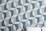 Abstract Wall Mural Designs Blue Geometric Wallpaper Abstract Design