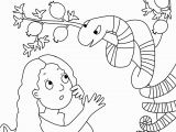 Adam and Eve In the Garden Of Eden Coloring Pages Adam and Eve Coloring Pages for Kids Adam and Eve and the Sneaky