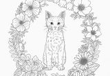 Adult Coloring Pages Kittens Adult Coloring Pages Cat Coloring Chrsistmas