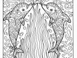 Adult Coloring Pages Nautical Christmas Dolphins Coloring Page Adult Coloring Beach Color Book