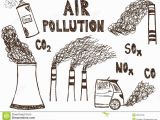 Air Pollution Coloring Pages Air Pollution Doodle Stock Illustrations – 138 Air Pollution Doodle