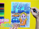 Air Pollution Coloring Pages How to Draw and Color Air Pollution