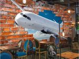 Airplane Wallpaper Murals Custom Mural Wallpaper for Walls 3d Stereoscopic Aircraft