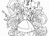 Alice In Wonderland Coloring Pages 2010 Alice In Wonderland Coloring Pages From Disney