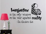 Alice In Wonderland Wall Murals Alice In Wonderland Wall Decal Quote Imagination is the Ly Weapon