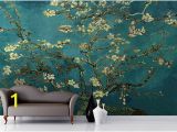 Almond Blossom Wall Mural 3d Wallpaper Rolls Almond Branches by Van Gogh Livingroom