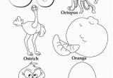 Alphabet Coloring Book for Preschoolers My A to Z Coloring Book Letter O Coloring Page