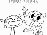 Amazing World Of Gumball Coloring Pages Gumball and Anais the Amazing World Gumball Coloring