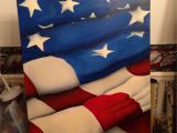 American Flag Wall Mural Flag Painting