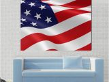 American Flag Wall Mural Patriotic Usa American Flag 1 2 3 4 & 5 Piece Multi Panel