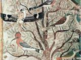 Ancient Egyptian Wall Murals Egyptian "birds In An Acacia Tree Wall Painting From tomb Of