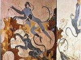 Ancient Greek Murals 14 Best Minoan Greek Frescos Akrotiri Images