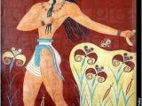 Ancient Greek Murals Priest King Fresco C 1 550 1 450 Bce Knossos…