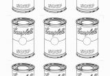 Andy Warhol soup Can Coloring Page Warhol soup Can Coloring Page Coloring Pages