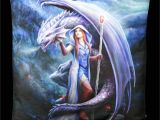 Anne Stokes Wall Murals Cushion Dragon Mage