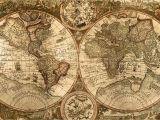 Antique Map Wall Mural Wallpapers for Vintage Map Wallpaper Hd