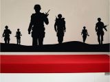 Army Wall Murals Creatively sol R Army Men Vinyl 3d Wall Sticker Boys Poster Wall