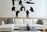 Army Wall Murals Idfiaf Military Army sol R Wall Sticker Guns Wall Decal War