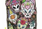 Art with Edge Sugar Skulls Pages Colored Crayola Art with Edge Sugar Skulls Coloring Book