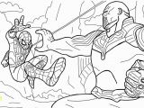 Avengers Infinity War Spiderman Coloring Pages Spiderman Vs Thanos Coloring Page Free Printable