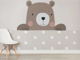 Baby Boy Room Wall Murals Cute Cartoon Bear Wallpaper