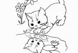 Baby Cat Coloring Pages Cute Cat Coloring Pages 04