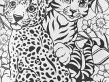 Baby Cheetah Coloring Pages Lisa Frank Cheetahs Coloring Page