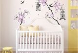 Baby Girl Wall Murals Baby Girl Room Decor Cherry Blossom Tree Wal Decal by