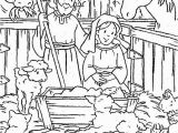 Baby Jesus In the Manger Coloring Page Nativity Baby Jesus In A Manger Coloring Page Kids