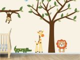 Baby Jungle Safari Wall Mural Pin On Nursery