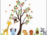 Baby Jungle Wall Murals Nursery Wall Decals Jungle Wall Decals Zoo Animal Decals