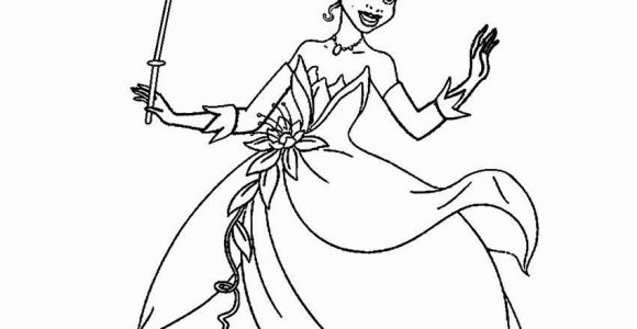 Baby Princess Tiana Coloring Pages Printable Princess Tiana Coloring Pages for Kids