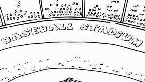 Baseball Field Coloring Page Baseball Field Coloring Pages