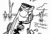 Bass Fish Coloring Pages Bass Fish Catching Dragonfly Coloring Pages Best Place to