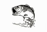 Bass Fish Coloring Pages Mouth Bass Decal 6×6 Products