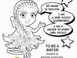 Be A Sister to Every Girl Scout Coloring Page Girl Scout Daisy “be A Sister to Every Girl Scout” Petal
