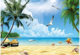 Beach Wall Murals Amazon Amazon Xbwy Custom 3d Mural Wallpaper for Wall Holiday